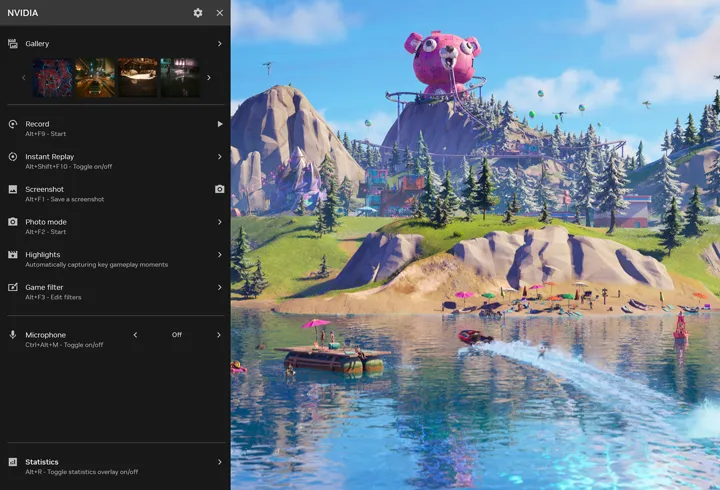 Image: All New Nvidia All-in-One App in Game Visual