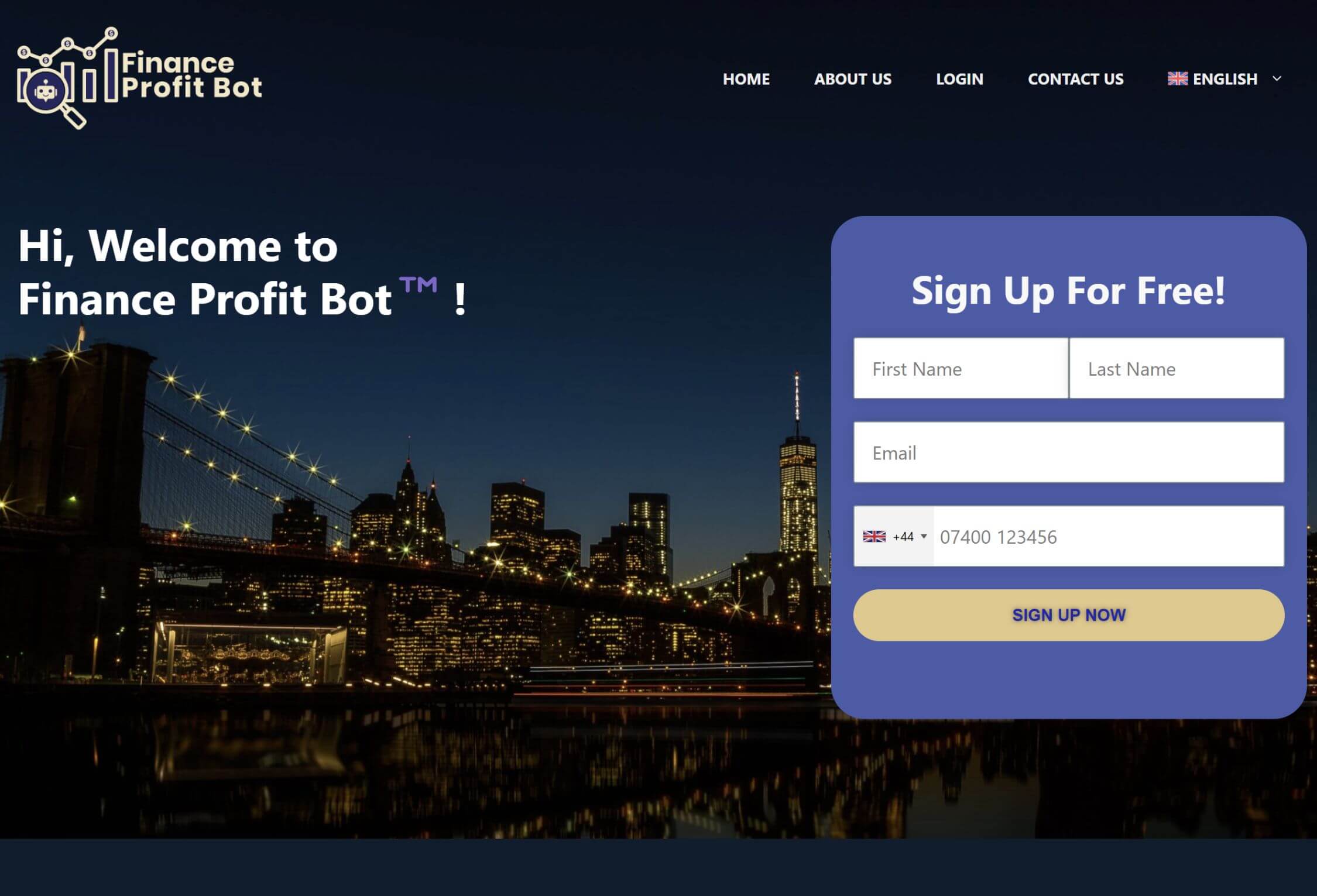 finance profit bot website