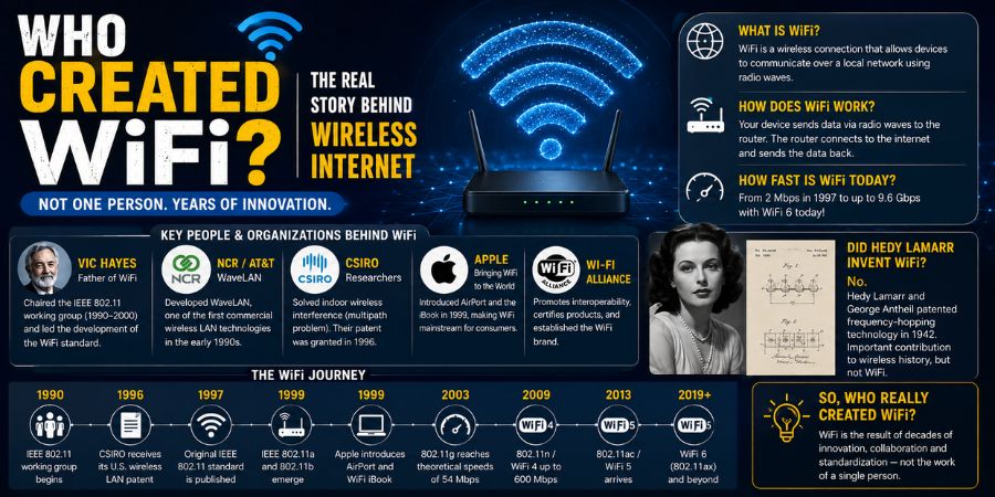 Who Created WiFi The Real Story Behind Wireless Internet